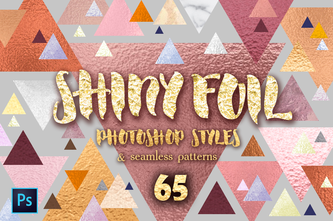 Download Shiny Foils Photoshop Layer Styles - Style Collection