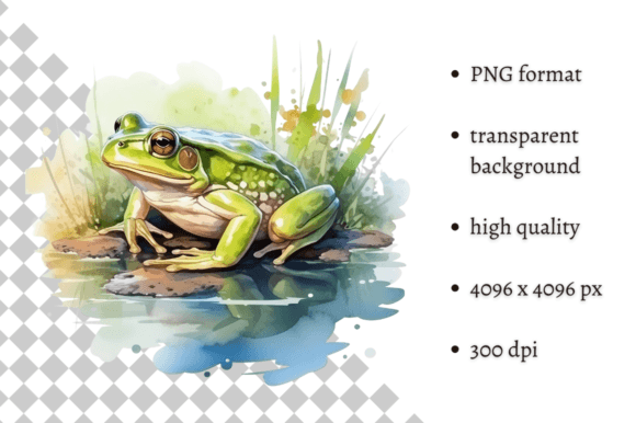 Download Watercolor Frog Individual Clipart - Individual Collection