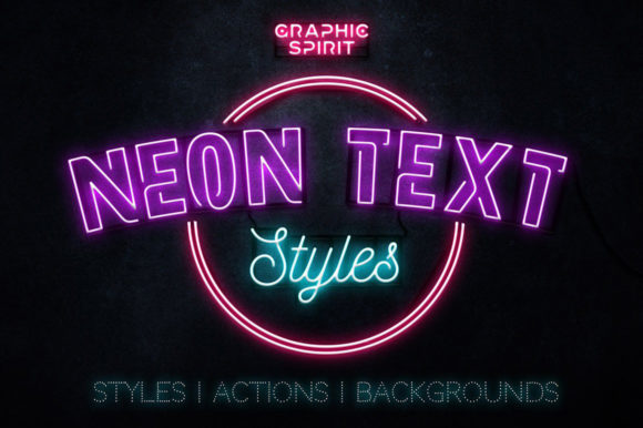 Download Neon Text Layer Styles &amp; Extras - Style Collection
