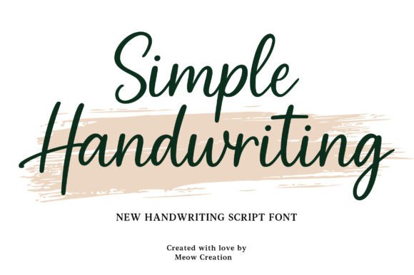 Download Simple Handwriting - Writing Collection
