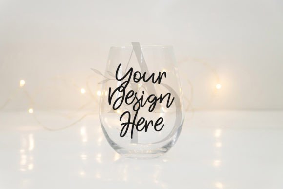 Download Stemless Wine Glass Light Mockup - Light mockup Collection