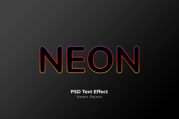 Download Neon PSD Text Effect Layer Style - Style Collection