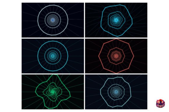 Download Neon Tunnel Clips for SaaS Marketing - Neon tunnel Collection