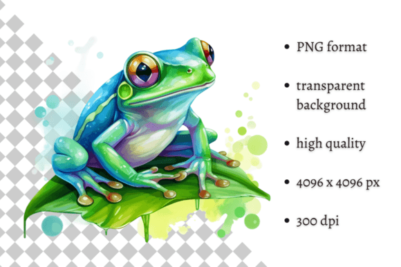 Download Watercolor Frog Individual Clipart - Individual Collection