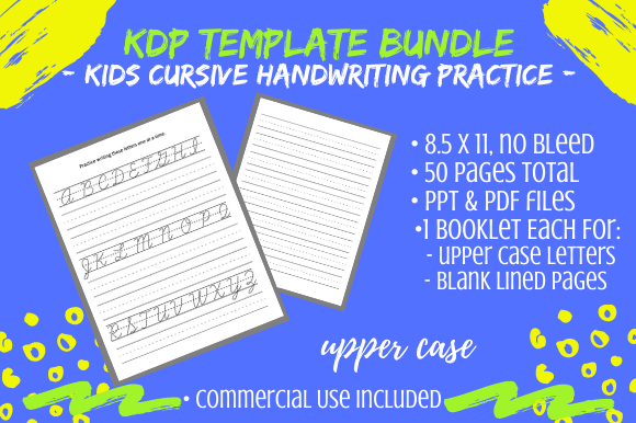 Download Cursive Upper Case Handwriting Pages - Writing Collection
