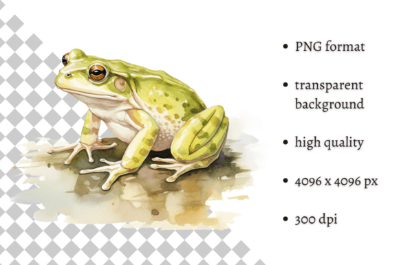Download Watercolor Frog Individual Clipart - Individual Collection