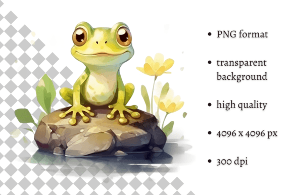 Download Watercolor Frog Clipart Individual File - Individual Collection