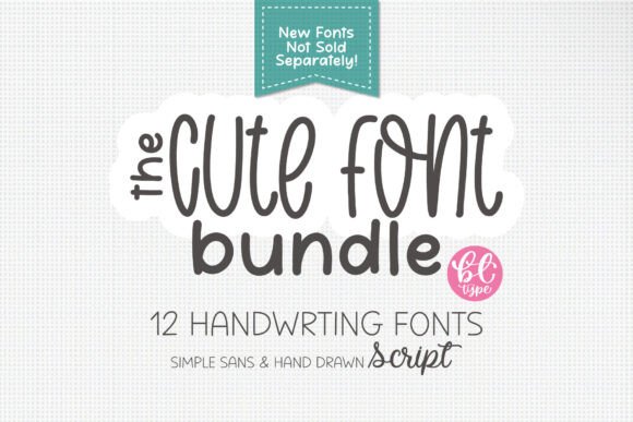 Download The Cute Handwriting Bundle - Writing Collection