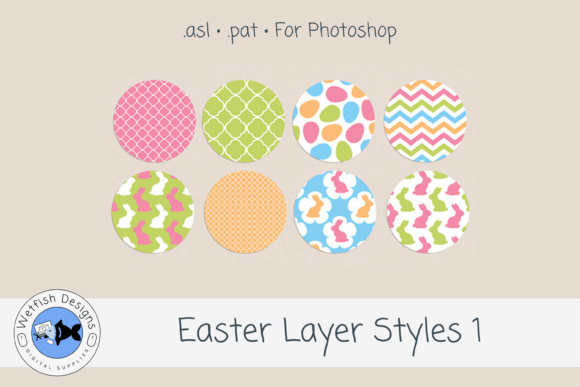 Download Easter Photoshop Layer Styles 1 - Style Collection